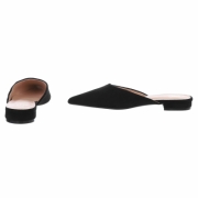 Sandale joase plat - negru dama