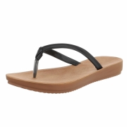 Sandale joase plat - negru dama