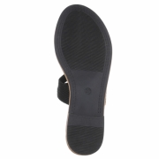 Sandale joase plat - negru dama