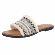 Sandale joase plat - negru dama