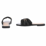 Sandale joase plat - negru dama