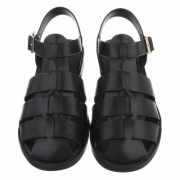 Sandale joase plat - negru dama
