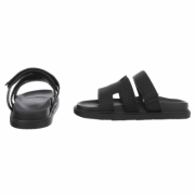 Sandale joase plat - negru dama