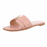 Papuci vara eleganti fara toc - roz dama