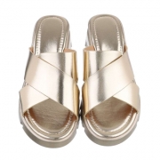 Sandale platforma - auriu dama