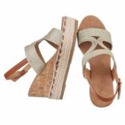 Sandale platforma - auriu dama
