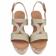 Sandale platforma - auriu dama