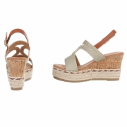 Sandale platforma - auriu dama