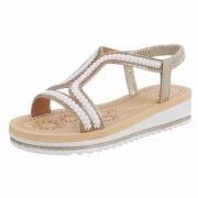 Sandale platforma - auriu dama