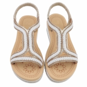 Sandale platforma - auriu dama