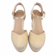 Sandale platforma - auriu dama