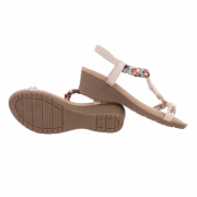 Sandale platforma - bej dama