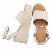 Sandale platforma - bej dama