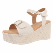 Sandale platforma - bej dama