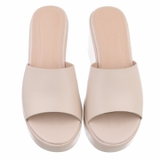Sandale platforma - bej dama