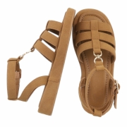 Sandale platforma - bej dama