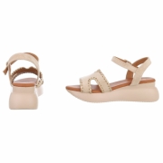 Sandale platforma - bej dama