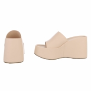 Sandale platforma - bej dama