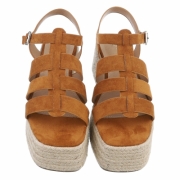 Sandale platforma - bej dama