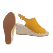 Sandale platforma - galben dama