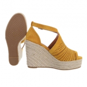 Sandale platforma - galben dama