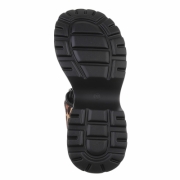 Sandale platforma - imprimeu leopard dama