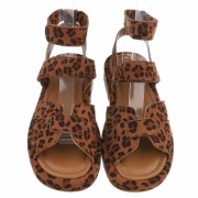 Sandale platforma - imprimeu leopard dama