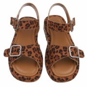 Sandale platforma - imprimeu leopard dama