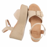 Sandale platforma - kaki dama