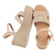 Sandale platforma - kaki dama