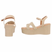 Sandale platforma - kaki dama