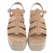Sandale platforma - kaki dama