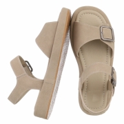 Sandale platforma - kaki dama