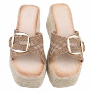 Sandale platforma - kaki dama
