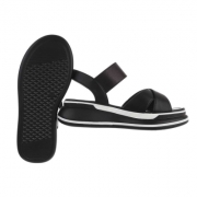 Sandale platforma - negru dama