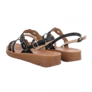 Sandale platforma - negru dama