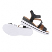 Sandale platforma - negru dama