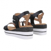 Sandale platforma - negru dama