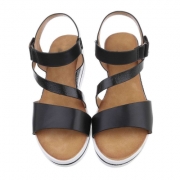 Sandale platforma - negru dama