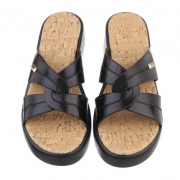 Sandale platforma - negru dama