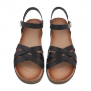 Sandale platforma - negru dama