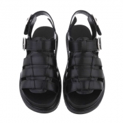 Sandale platforma - negru dama