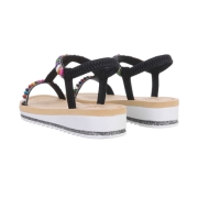 Sandale platforma - negru dama