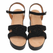 Sandale platforma - negru dama