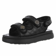 Sandale platforma - negru dama