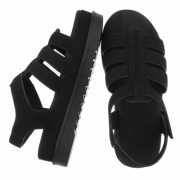 Sandale platforma - negru dama