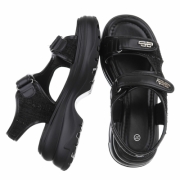 Sandale platforma - negru dama