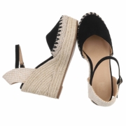 Sandale platforma - negru dama