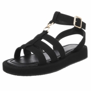 Sandale platforma - negru dama