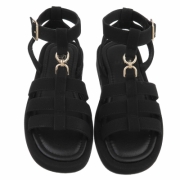 Sandale platforma - negru dama